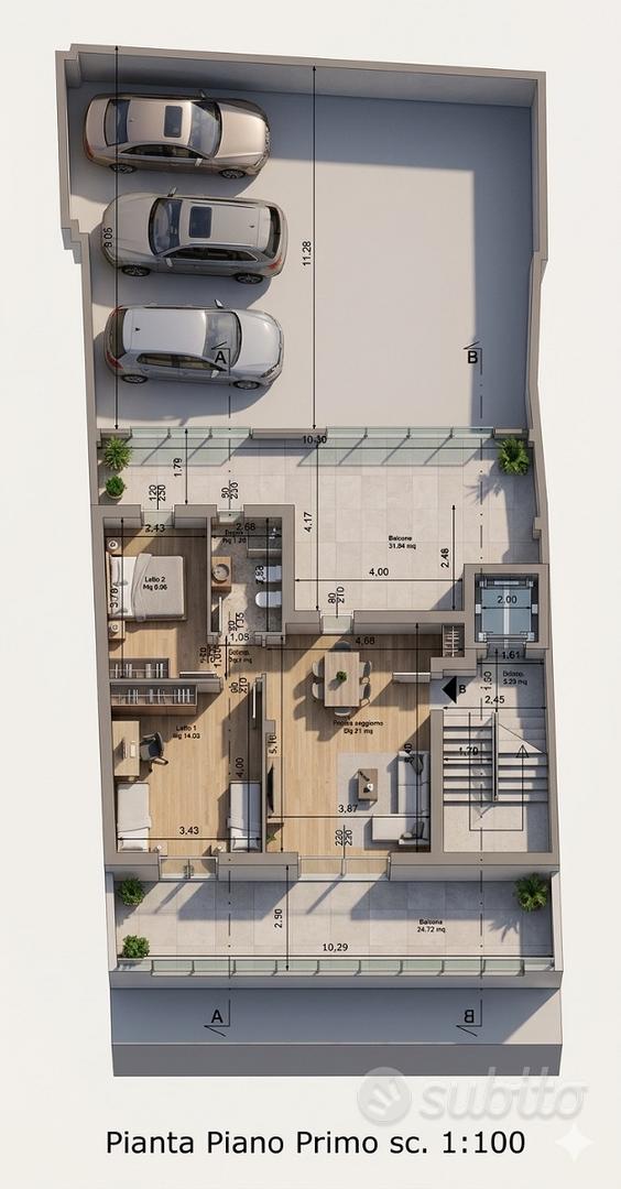 Terreno edificabile con progetto approvato e oneri - Vista 4
