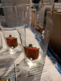 3 bicchieri birra mezza pinta Golden Pride calici