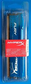 1 MEMORIA RAM FURY HYPERX 8 GB DDR3 1600 MHz