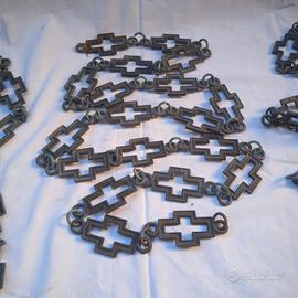 coppie catene monumentali anni 40 originale 