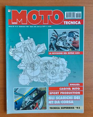 cagiva mito sp rotax 655 moto tecnica 1993