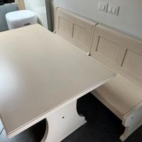 Tavolo con panca contenitiva Veneta Cucine
