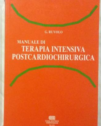 Manuale di terapia intensiva postcardiochirurgica