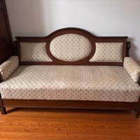 Divano letto in noce massello primi ‘900