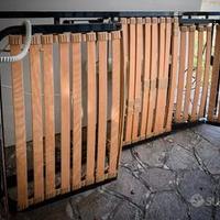 Rete ortopedica singola a doghe motorizzata