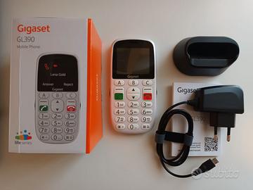 CELLULARE GIGASET GL390 LIFE SERIES BIANCO PERLA