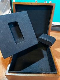 scatola in legno porta orologi