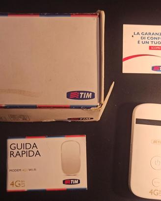 TIM Modem Portatile ZTE Wi-Fi4G FUNZIONA CON TUTTI