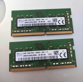 RAM DDR4 16GB (2x8GB) SK Hynix 2666MHz SODIMM
