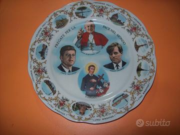 PIATTO PAPA GIOVANNI PREGATE PER LA PACE