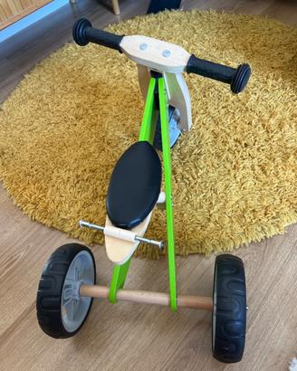 Triciclo/Bicicletta senza pedali in Legno