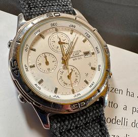 orologio Citizen uomo quadrante bianco 
