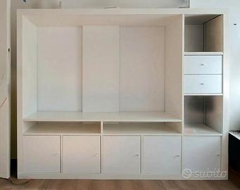 Parete attrezzata Mobile TV Ikea PLATSA -BIANCO