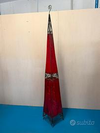 Lampada in pelle stile marocchino