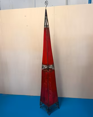 Lampada in pelle stile marocchino