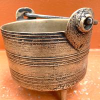 Bronzo Secchiello Antico Bronzina Perfetta