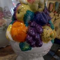 centrotavola ceramica frutta Italy