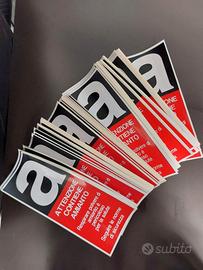 Etichetta adesivo amianto