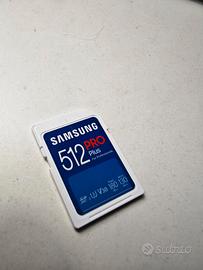 Memoria SD Samsung 512GB PRO Plus SDXC UHS‑I U3 V3