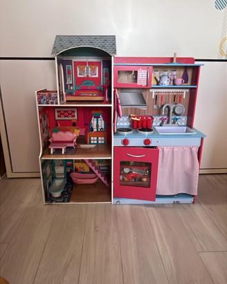 Casa delle barbie  + cucina