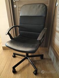 sedia girevole IKEA imbottita