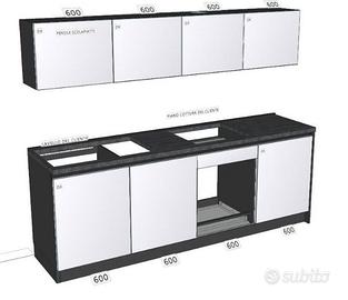 Cucina nuova ancora imballata