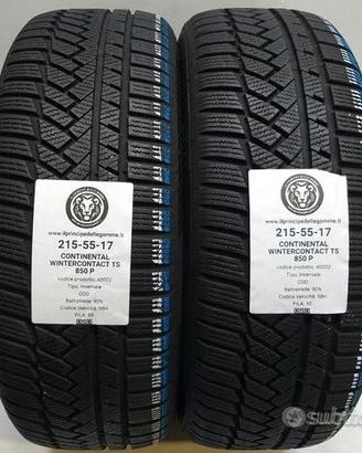 2 gomme 215 55 17 continental a40002