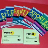 Block Notes A7 + Post-it per promemoria