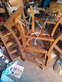 Sedie in legno
