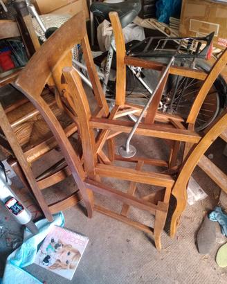 Sedie in legno