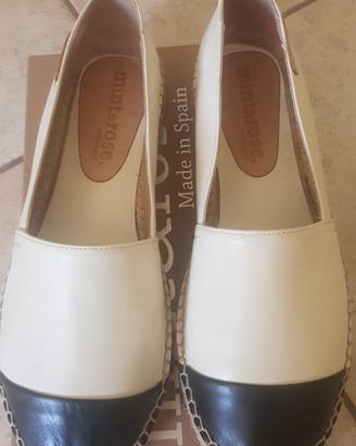 scarpe espadrillas in pelle Mint&Rose numero 40