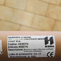 barriera raggi infrarossi 