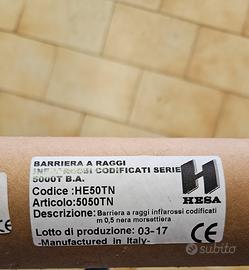 barriera raggi infrarossi 