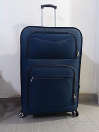 Valigia trolley blu 