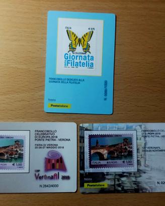 Veronafil tessere filateliche 