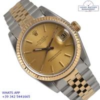 ROLEX Datejust 68273 Medium Champagne Full Set