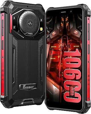 Smartphone fossibot f101 rosso rugged nuovo sigill