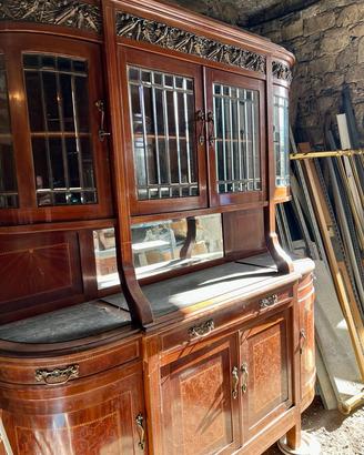 Credenze legno e marmo