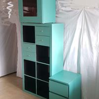 Libreria, armadietto,cassettiera, set ufficio/casa