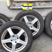 4 cerchi in lega Enzo compresi di pneumatici 