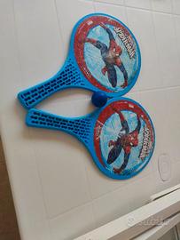 Spiderman/ racchetta/ racchettoni