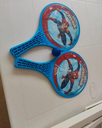 Spiderman/ racchetta/ racchettoni