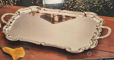 vassoio placcato argento 