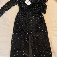 Vestito velluto con strass