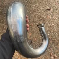 Scarico Fresco x beta rr125 Racing cromata