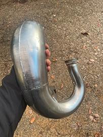 Scarico Fresco x beta rr125 Racing cromata