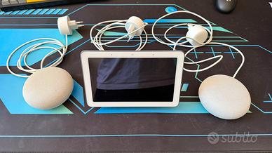 Google Nest Hub + 2 Google Nest mini