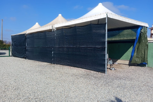 Rimessaggio camper gazebo