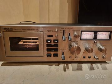 Technics 676 Stereo Cassette deck-Mangiacassette