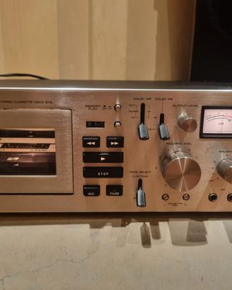 Technics 676 Stereo Cassette deck-Mangiacassette